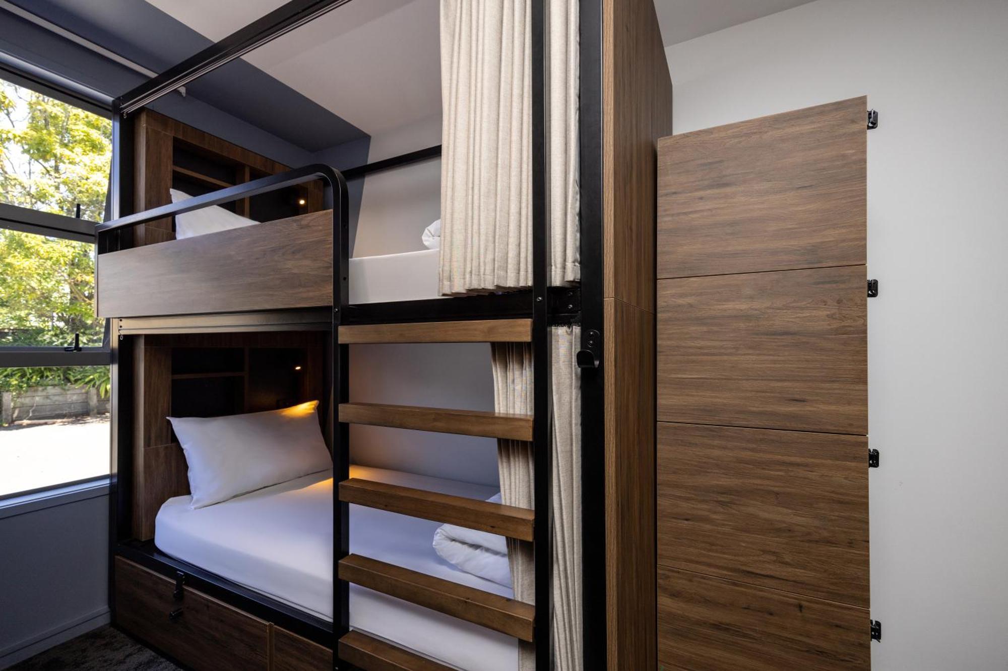 로토루아 Yha 로터루아 호스텔 외부 사진 A bunk bed